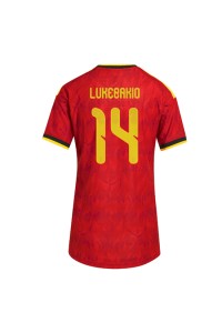 Belgia Dodi Lukebakio #14 Jalkapallovaatteet Naisten Kotipaita MM-kisat 2026 Lyhythihainen